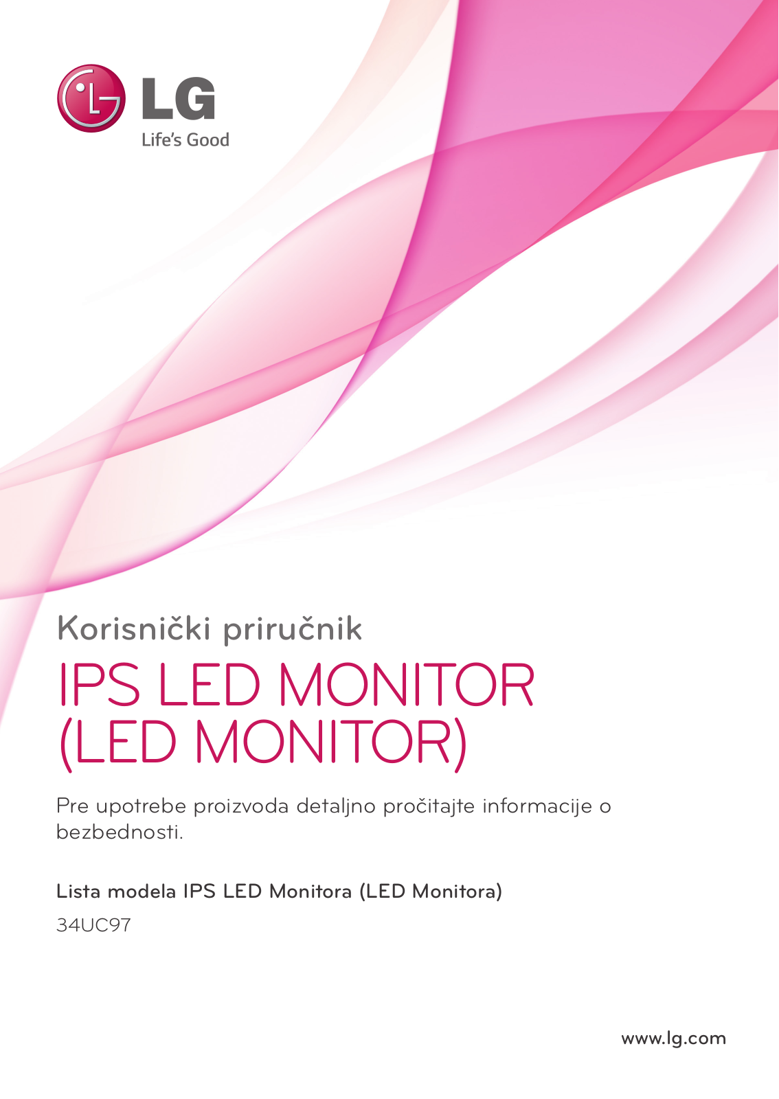 LG 34UC97-S Owner's Manual