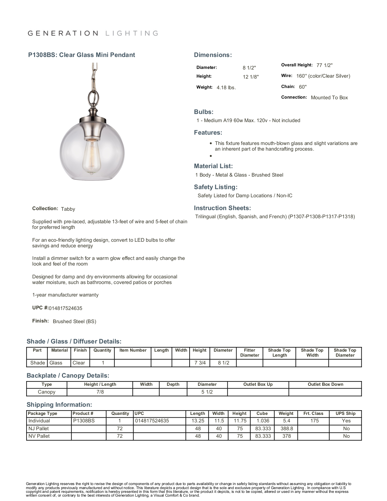 Sand & Stable W004236116 Specifications - ManualMachine.com