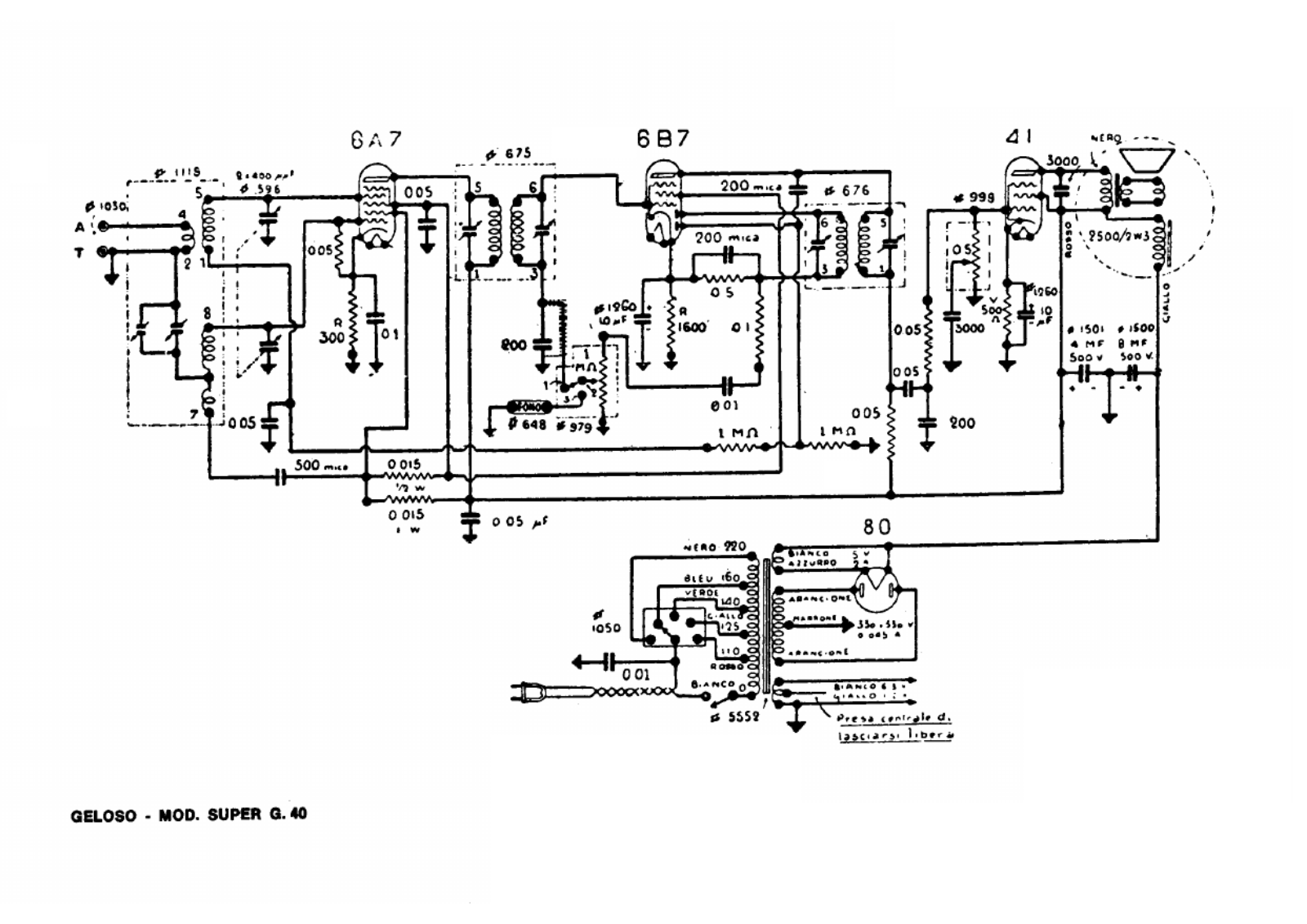 Geloso g40 schematic - ManualMachine.com