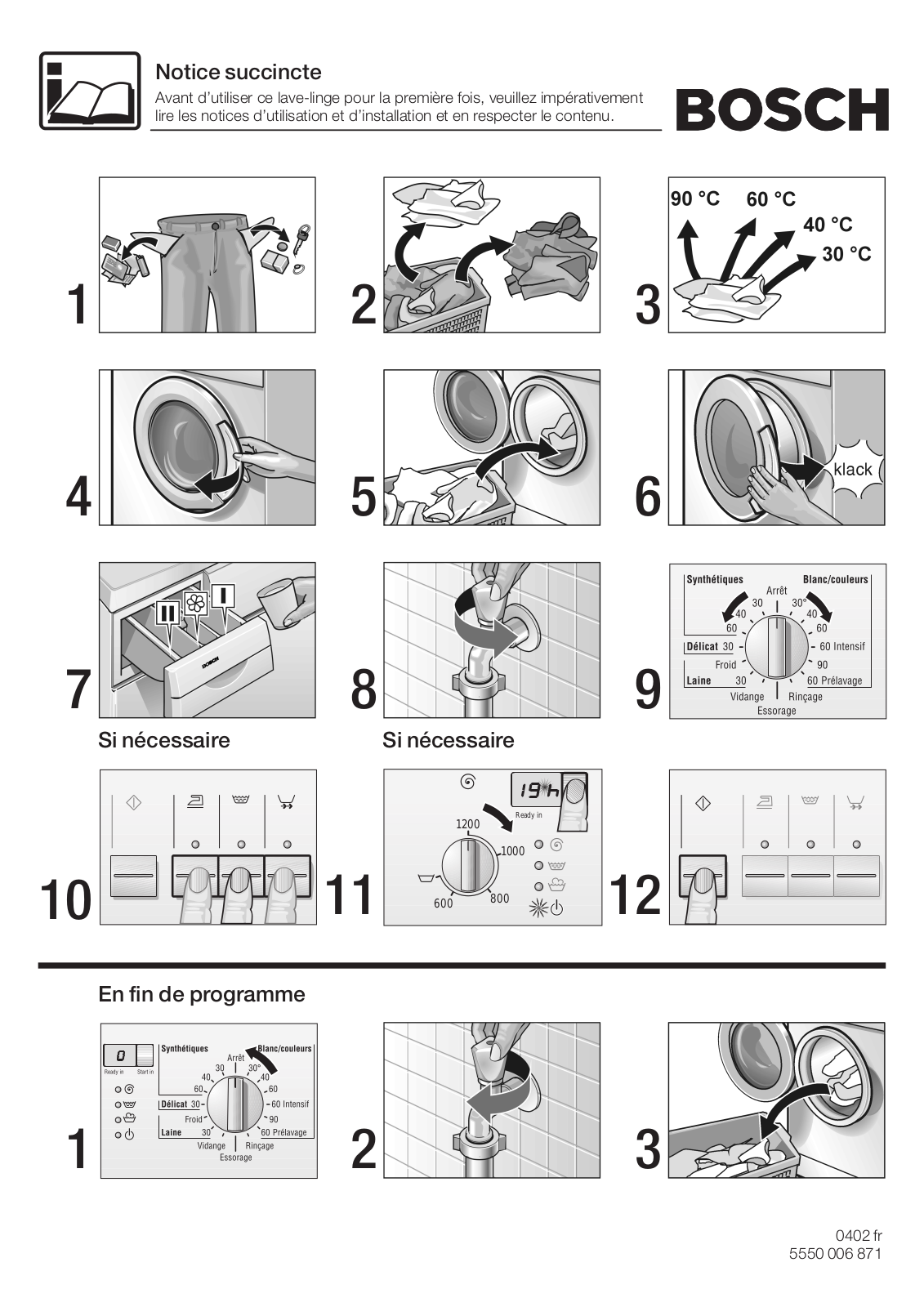 Bosch WFC2465NL User Manual