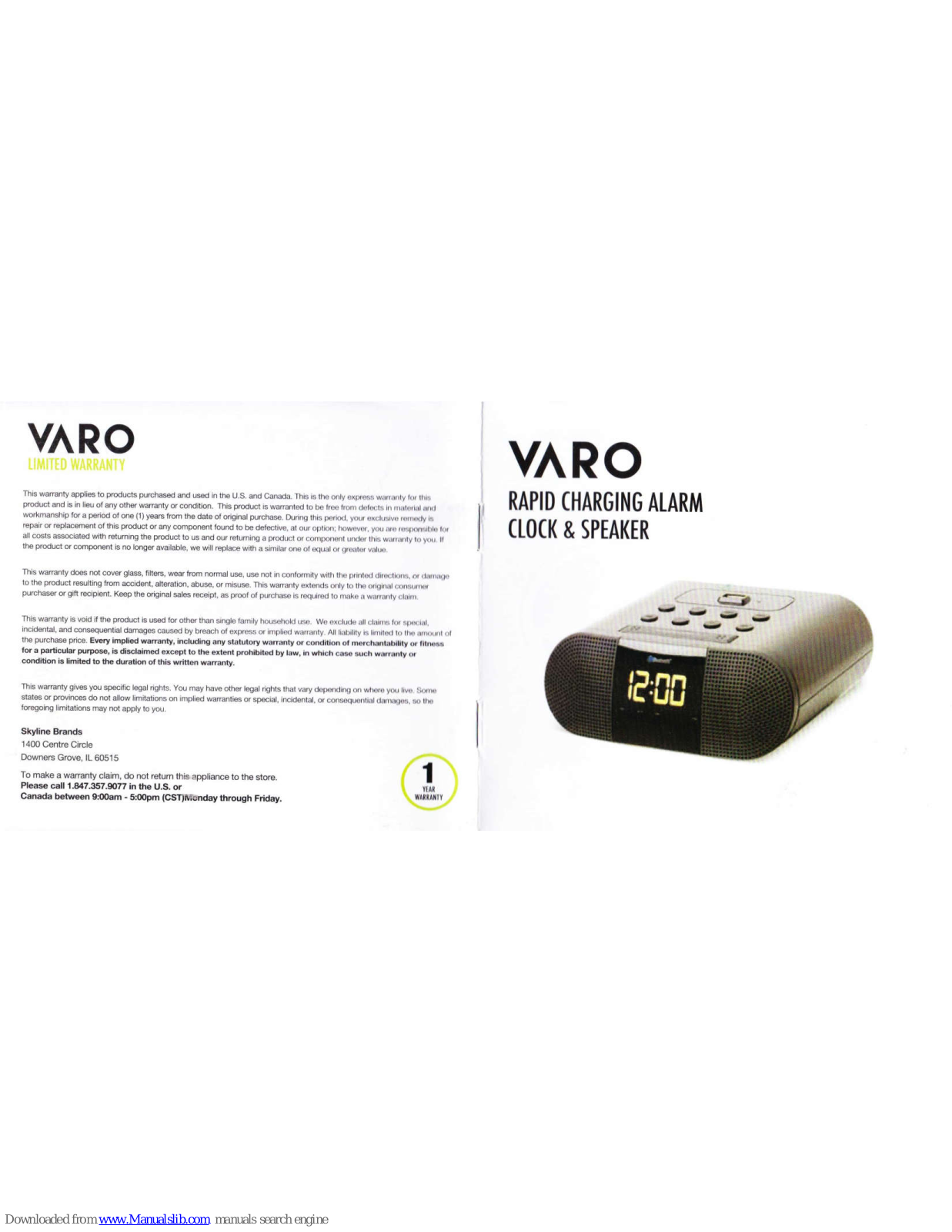 VARO BAC-802/12 User Manual