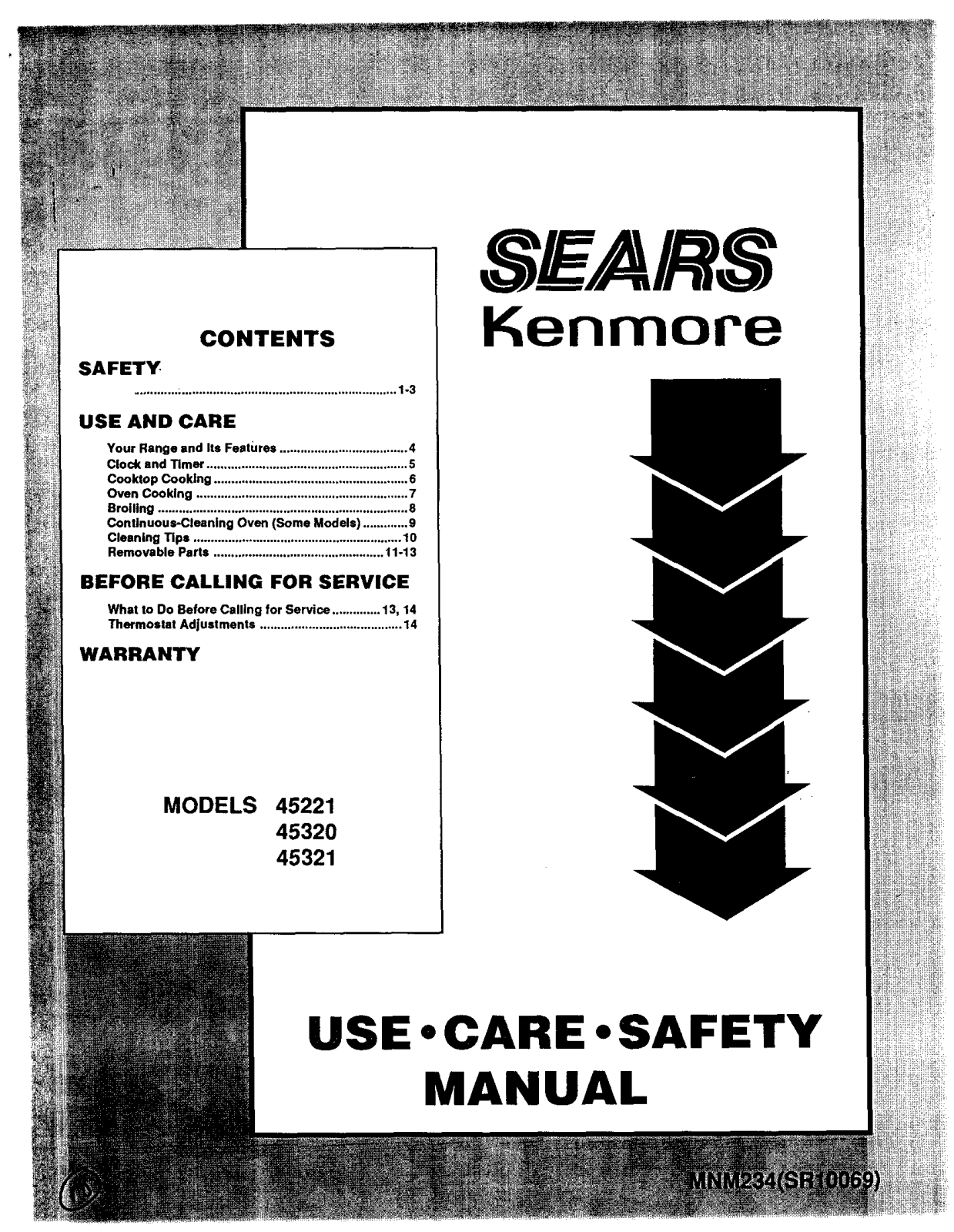 Kenmore 9114532091 Owner’s Manual