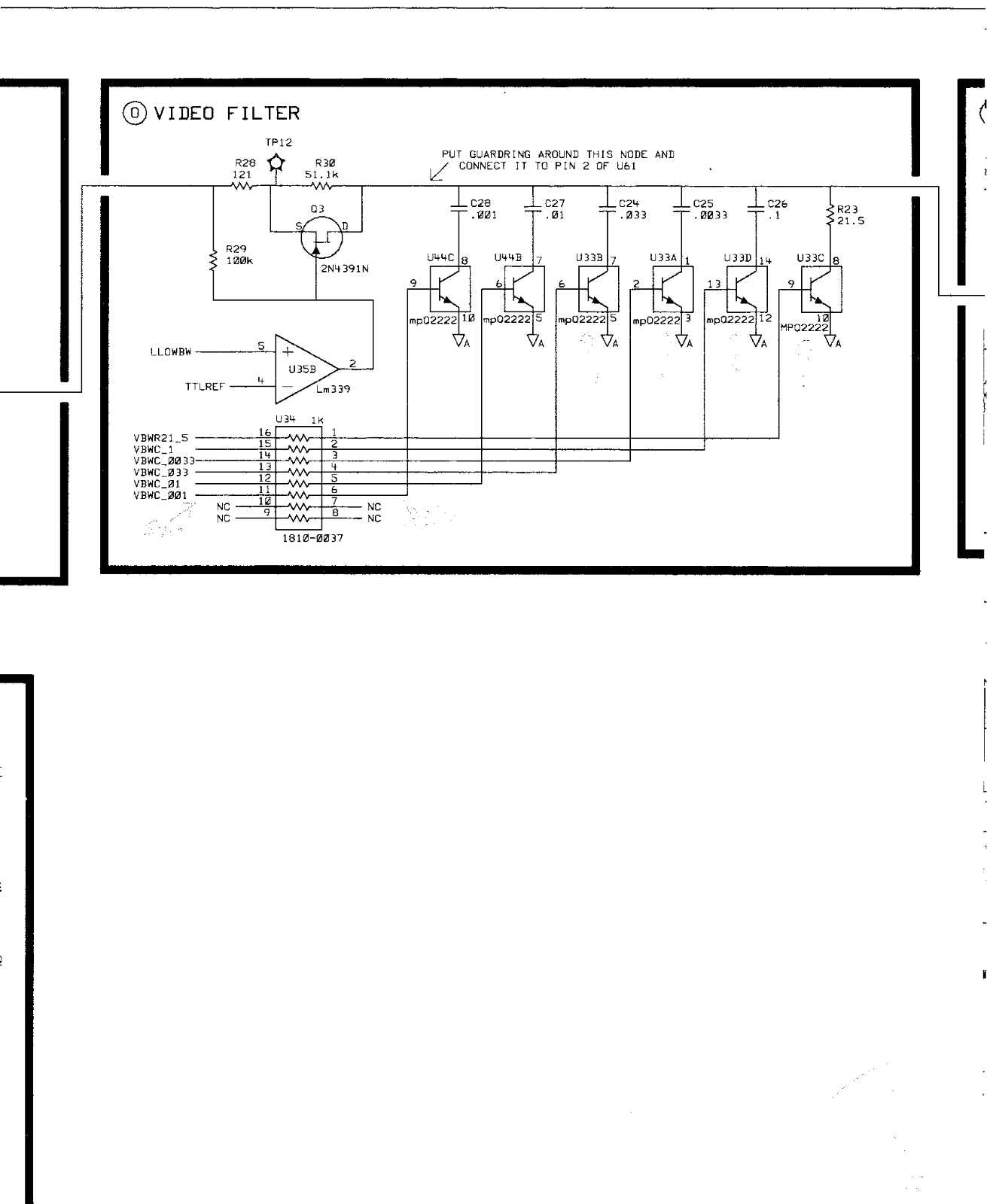 HP 8592 schematic