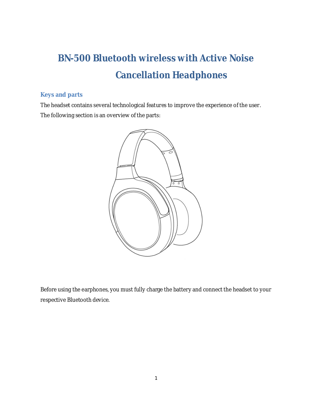 Fujikon BN 500 User Manual