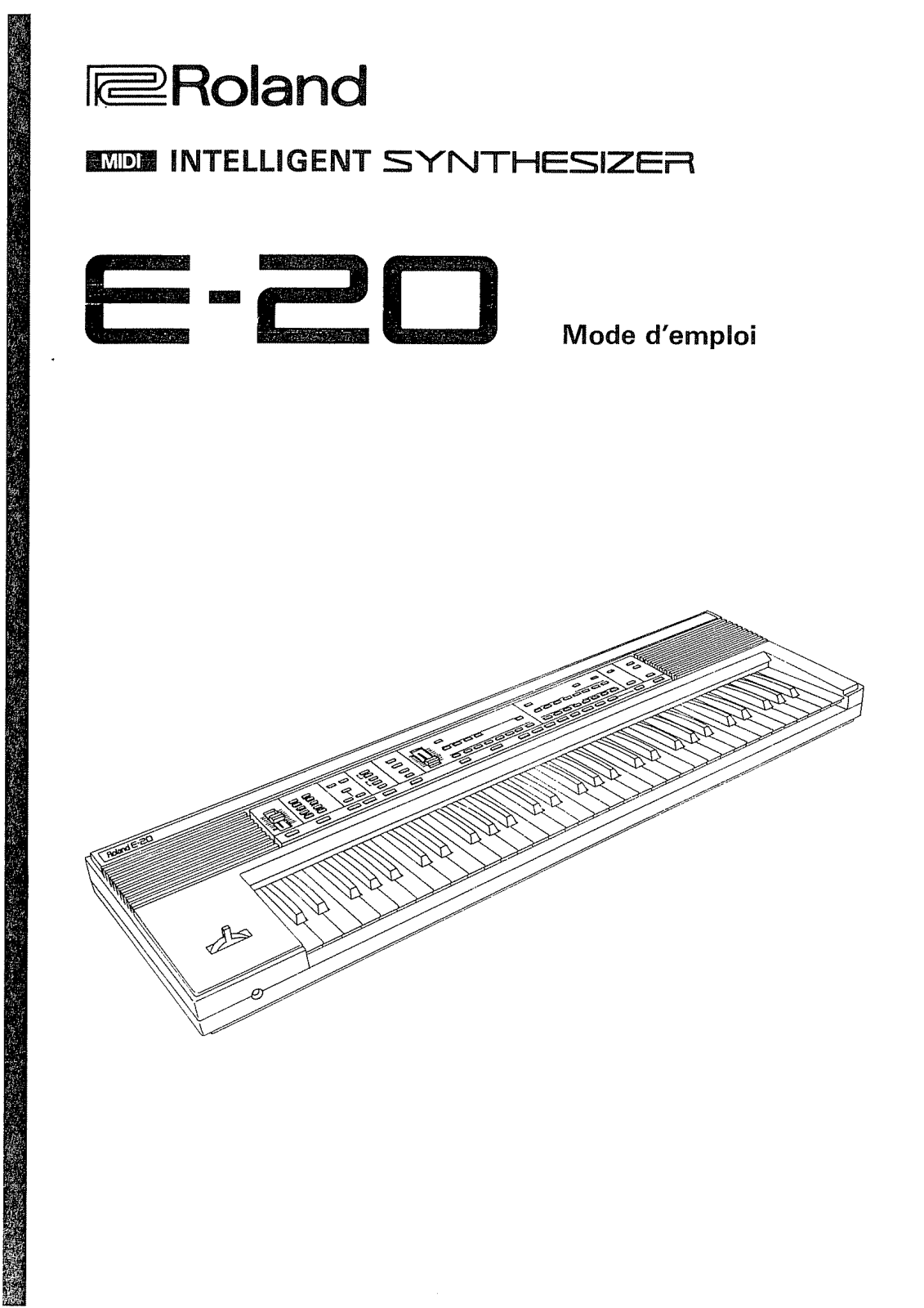 ROLAND E-20 User Manual