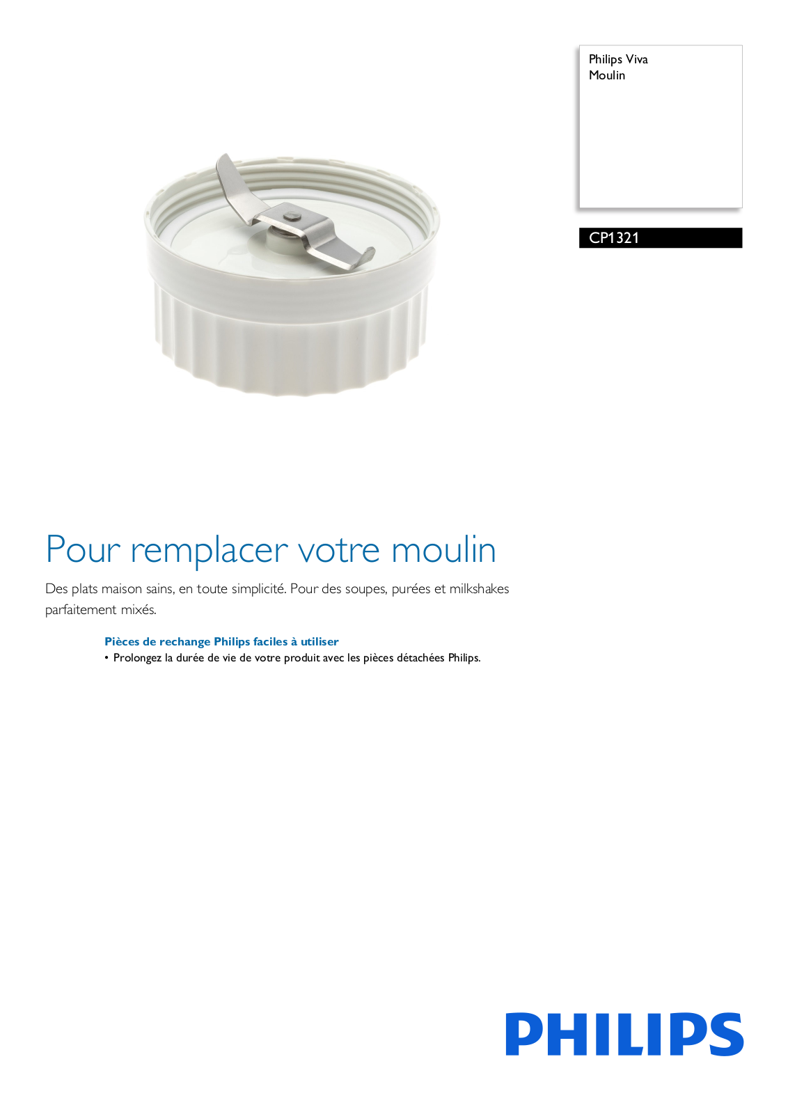 Philips CP1321/01 leaflet - ManualMachine.com
