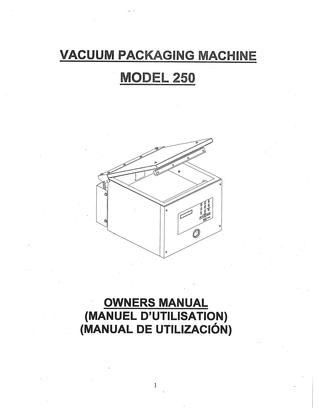 Sipromac 250 Service Manual