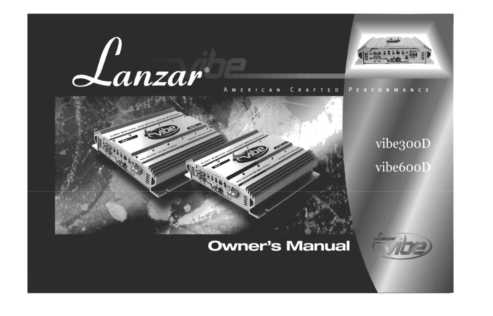 Lanzar VIBE 600D Owners Manual