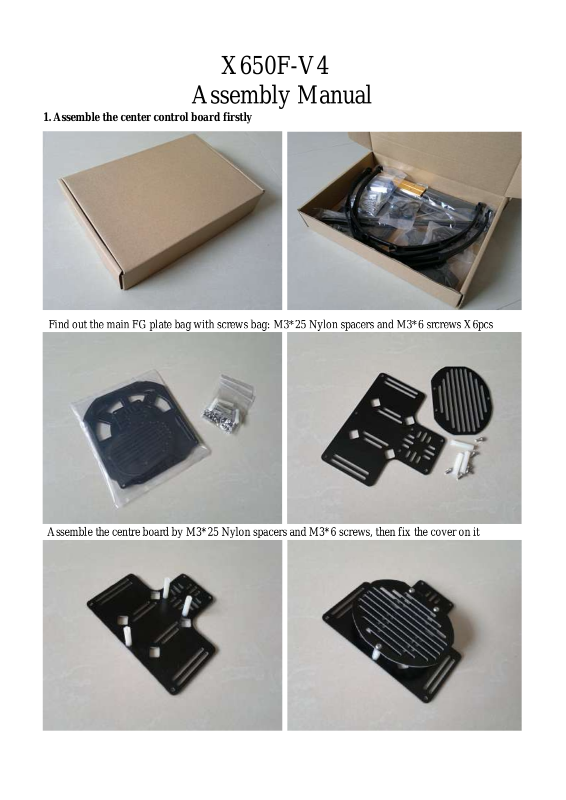 HobbyKing X650F User guide - ManualMachine.com
