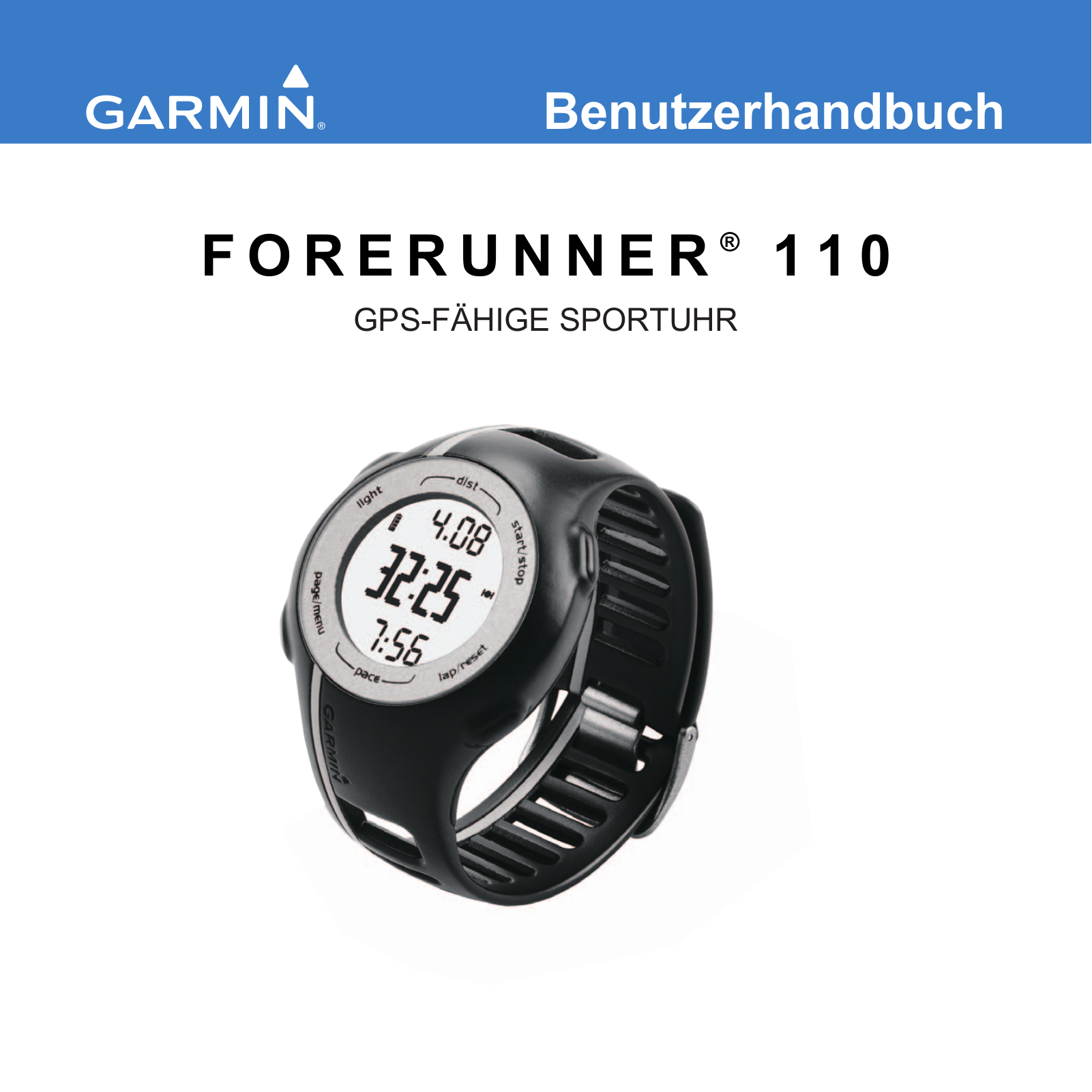 Garmin Forerunner 110 User Guide