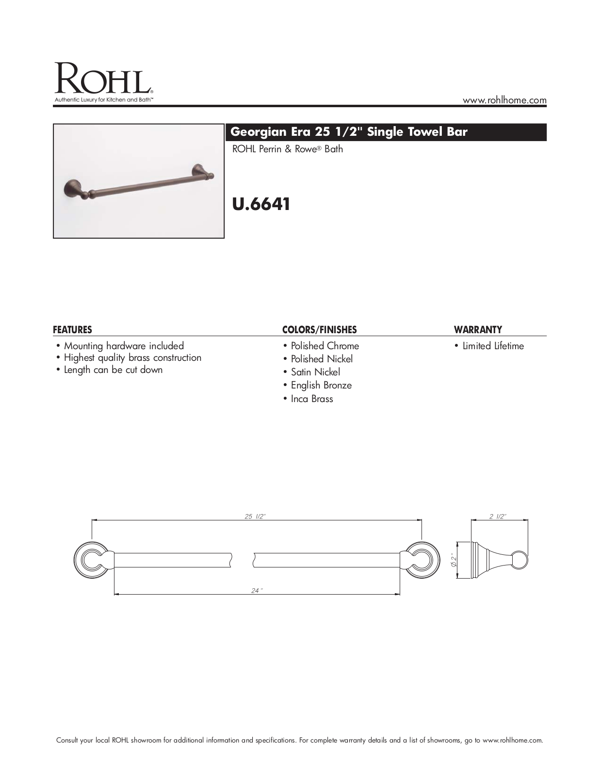 Perrin & Rowe PRWE1083 Specifications - ManualMachine.com