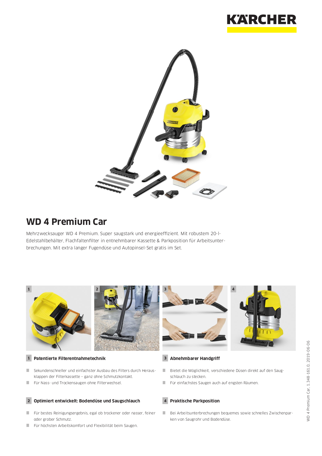 Kärcher WD 4 Premium Car User Manual