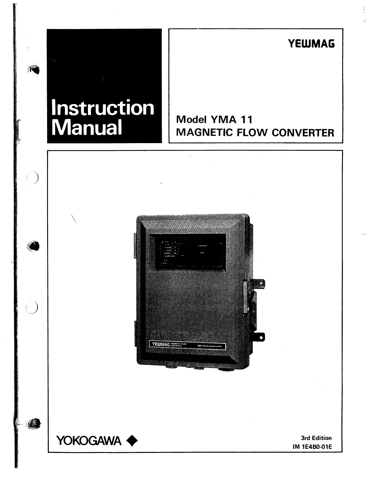 Yokogawa YMA 11 User Manual