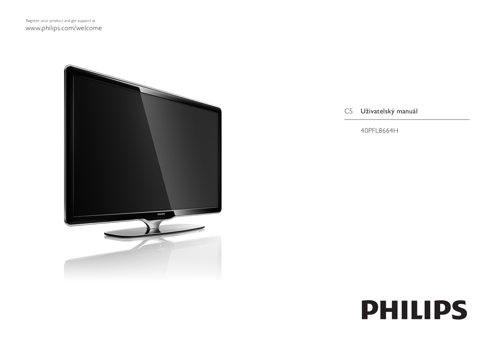 PHILIPS 40PFL8664H User Manual