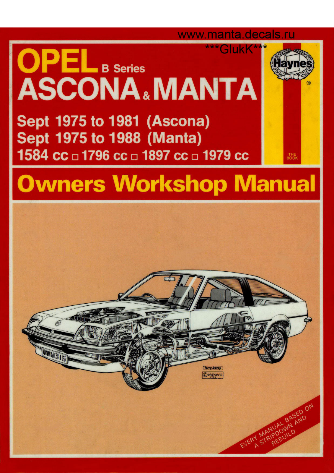 Opel Manta 1975 1988, Ascona 1975 1981 User Manual