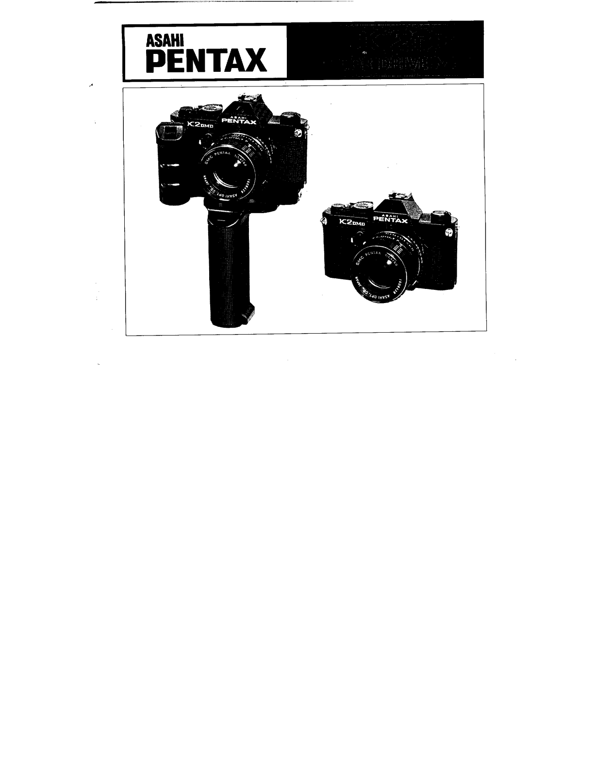 Pentax K2DMD Operating Manual