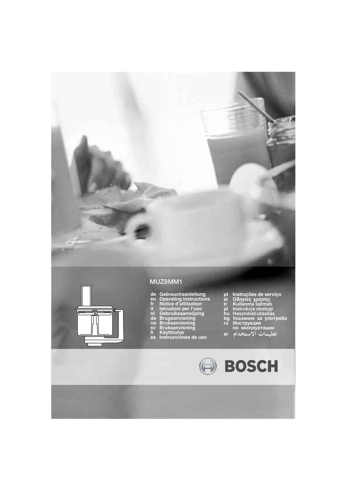 BOSCH MUZ8MM1 User Manual