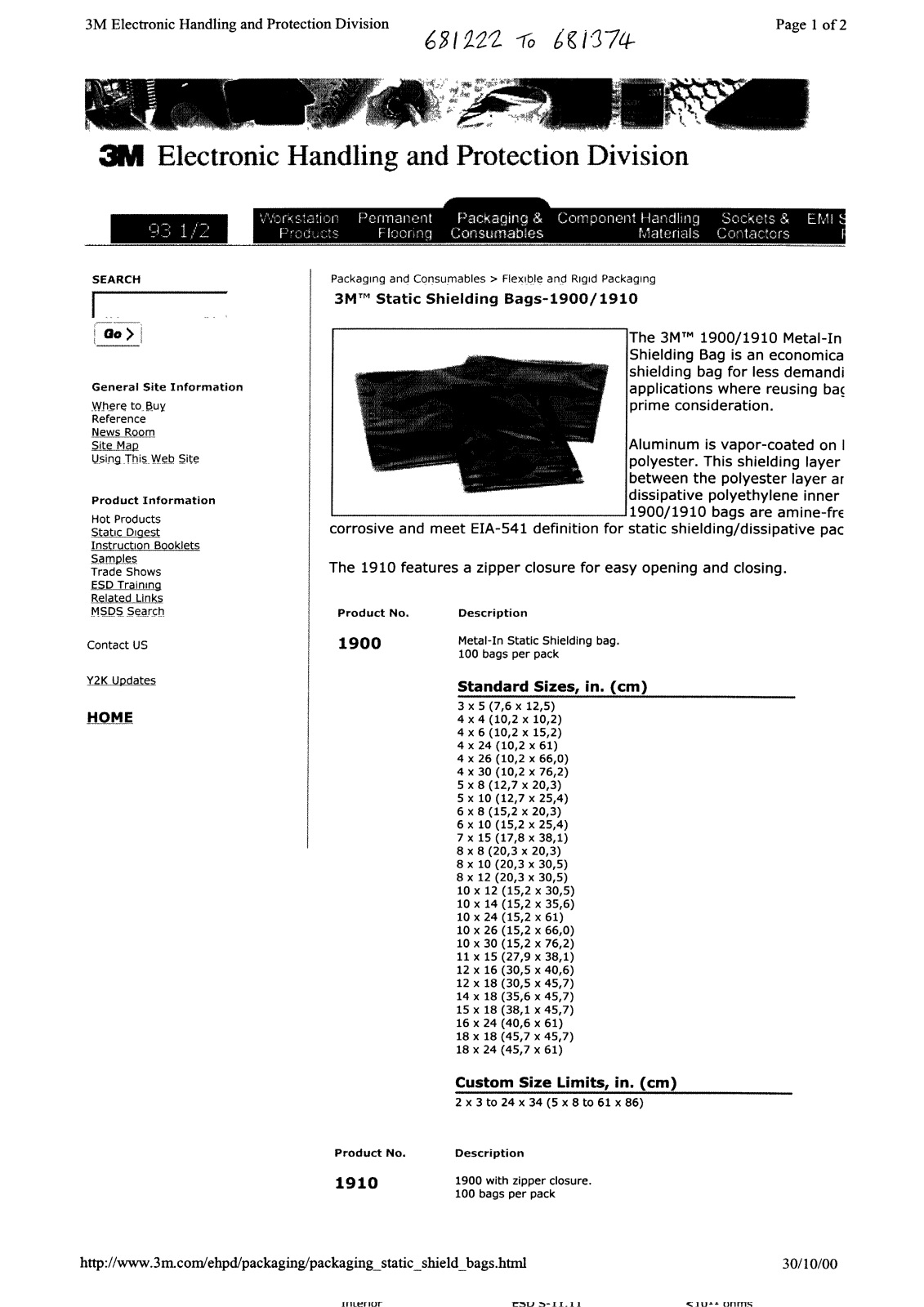 3M 1900, 1910 User Manual