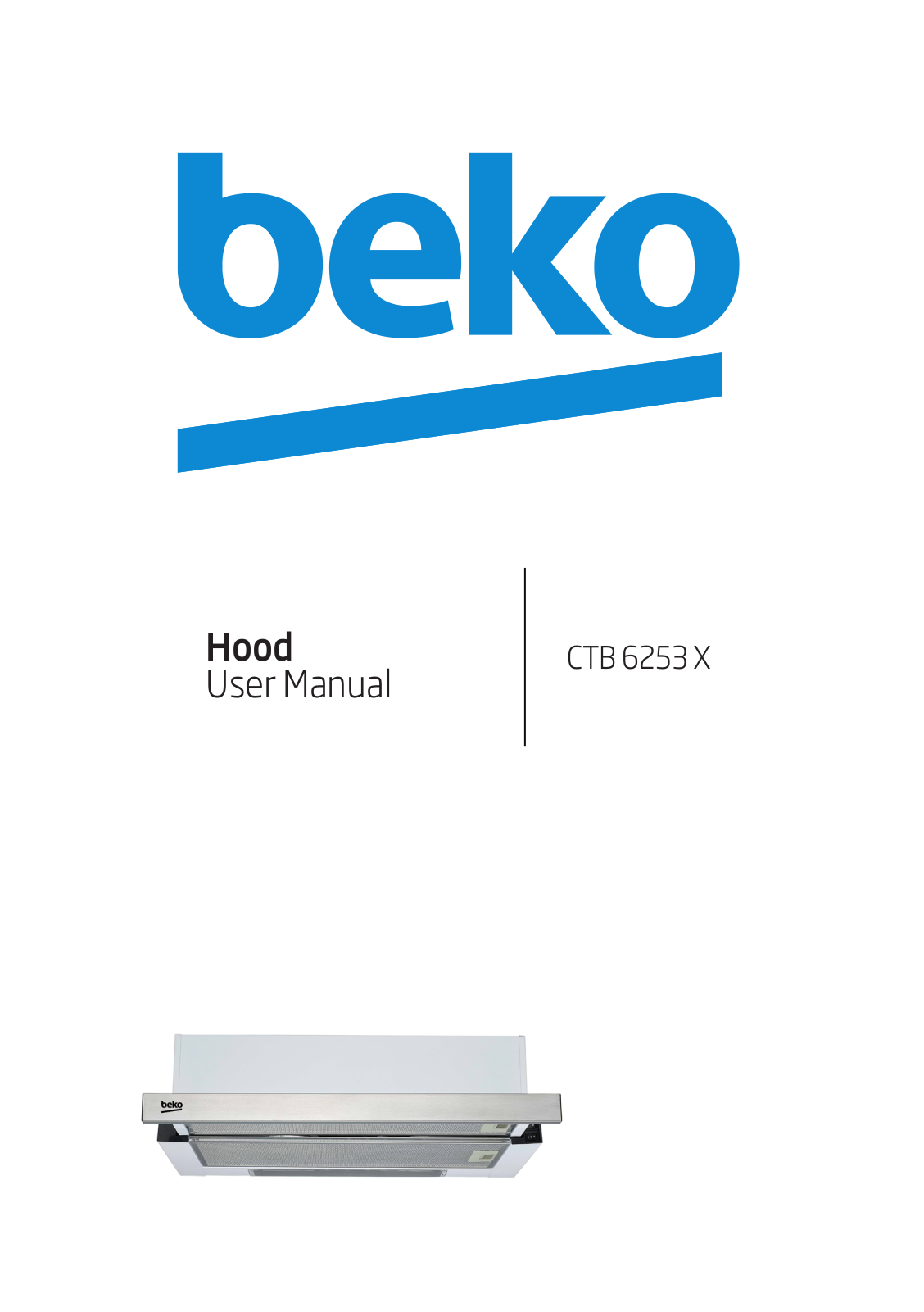 Beko CTB 6253 X User Manual