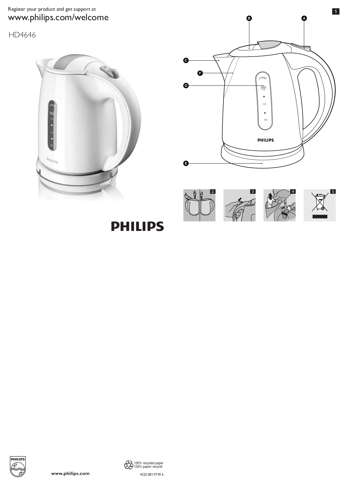 Philips HD 4646 User guide