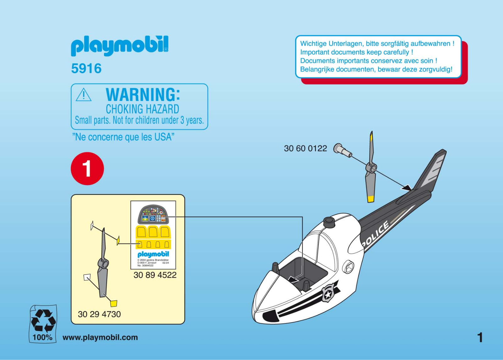 Playmobil 5916 Instructions