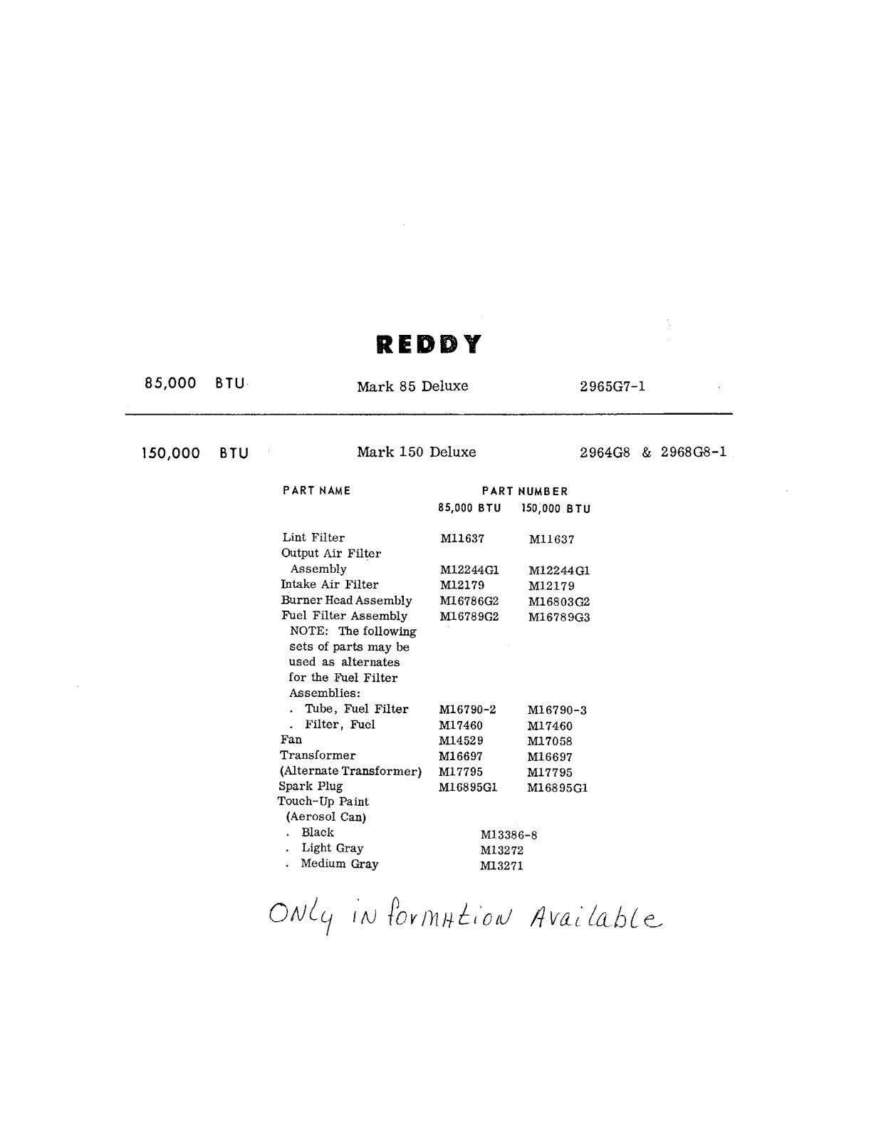 Desa Tech Mark 150 Deluxe, Mark75 Deluxe Owner's Manual