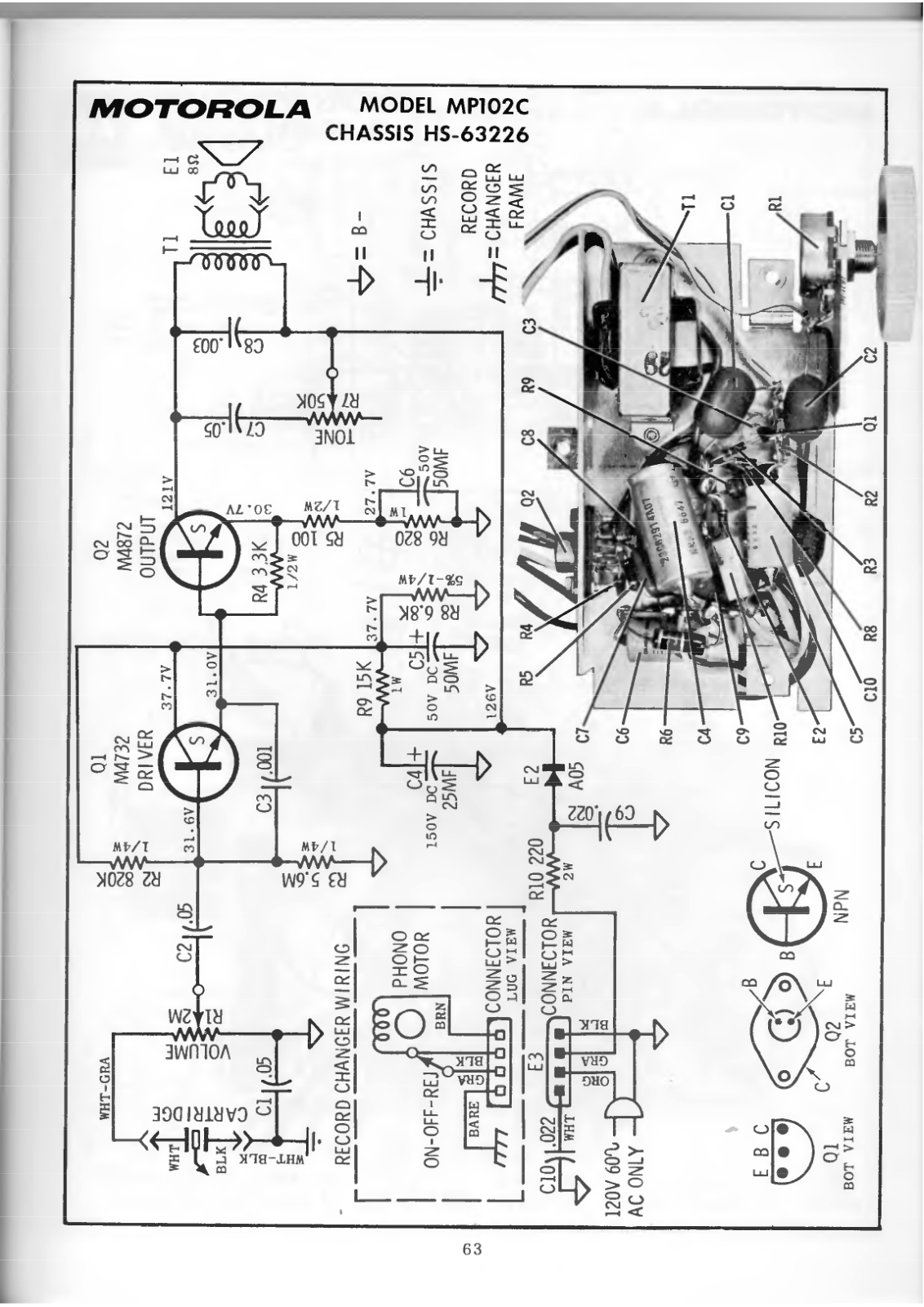 Motorola MP102C Schematic