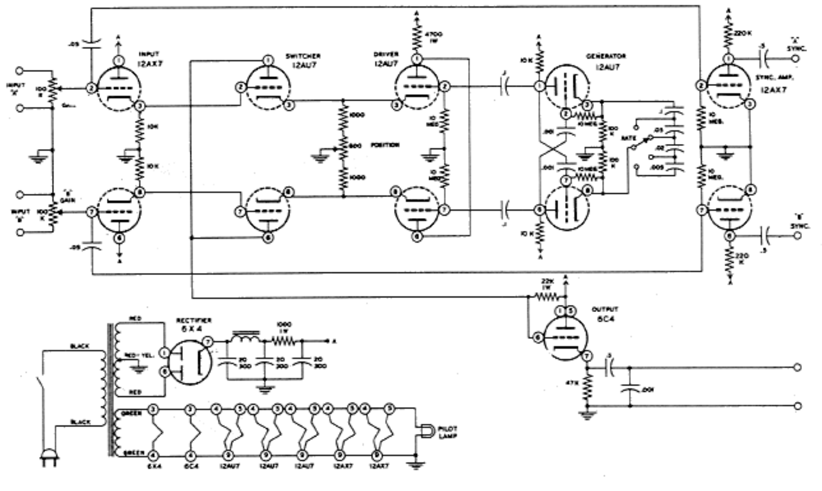 Heath Company S-3-S Schematic