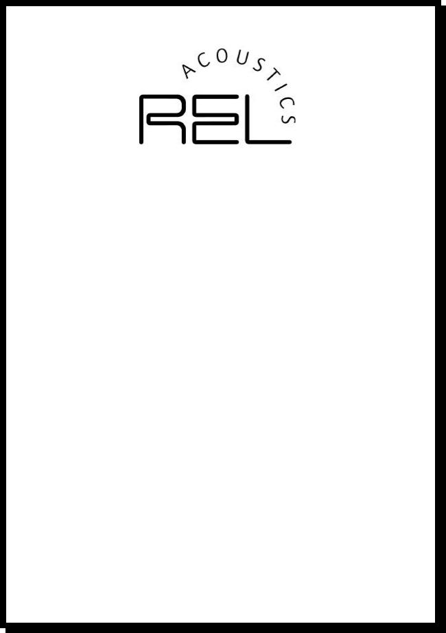 REL Q-50 Owners manual