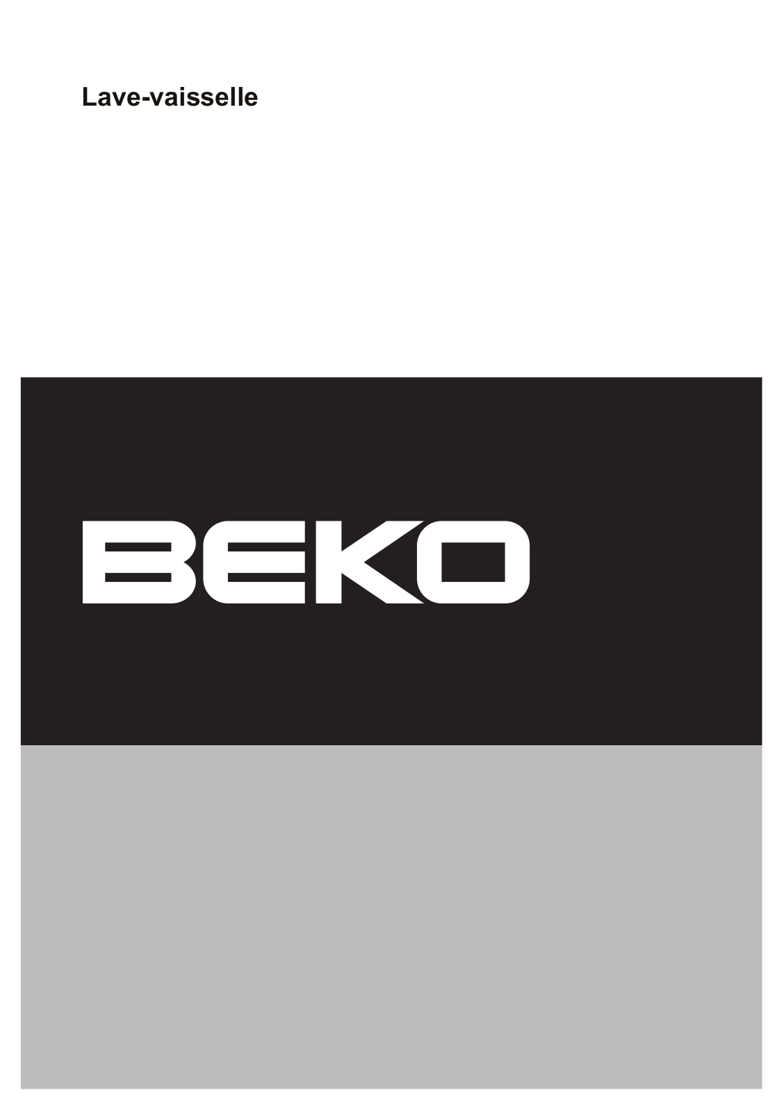 BEKO DFN6836 User Manual