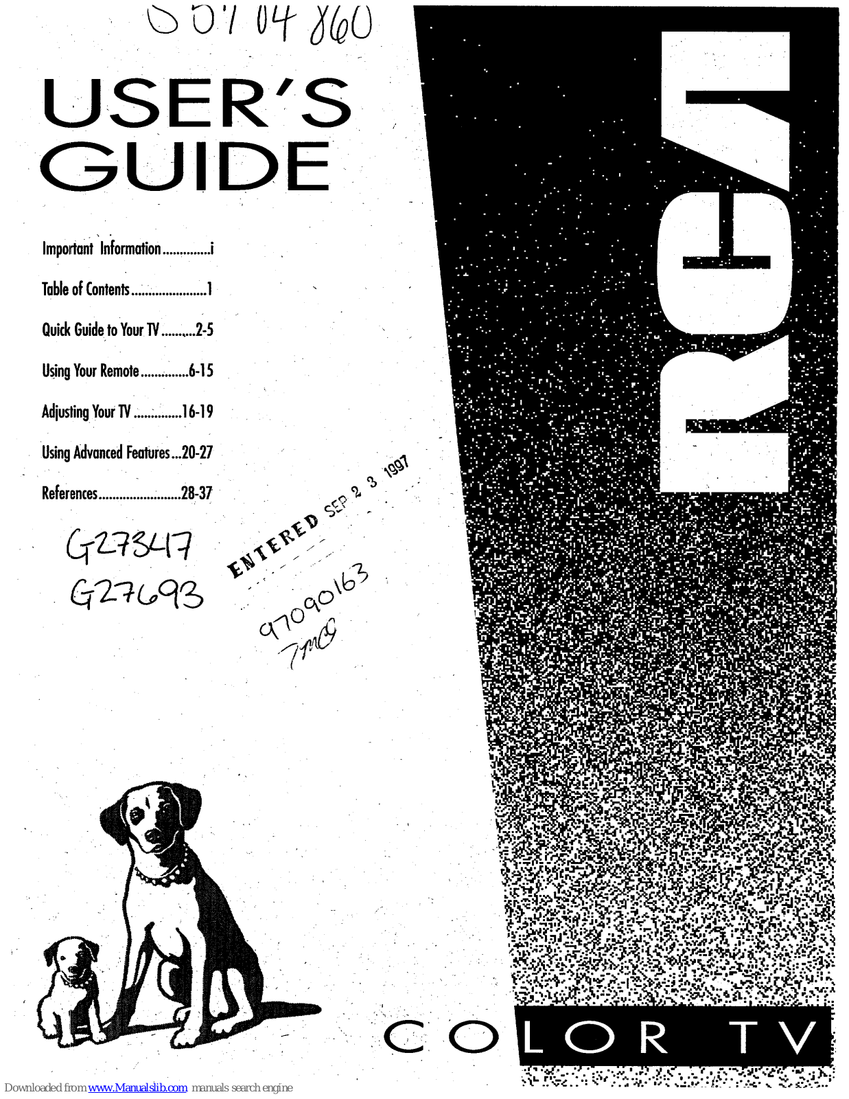 RCA G27693, G27347 User Manual - ManualMachine.com