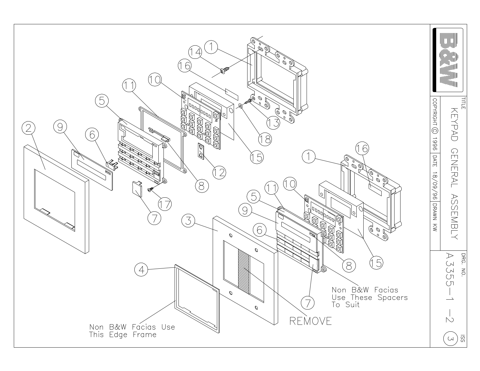 Bowers and Wilkins Keypad, CASA Keypad Service manual