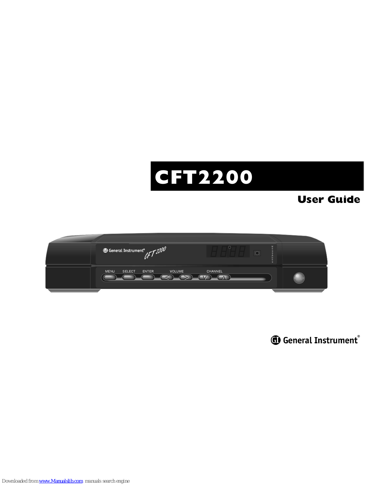 General Instrument CFT2200 User Manual - ManualMachine.com