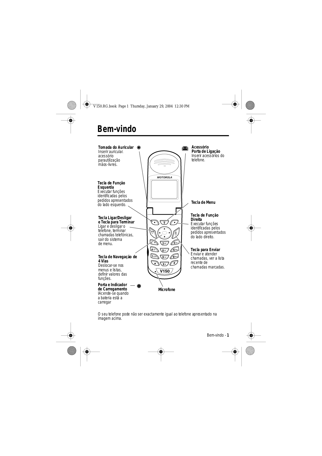 Motorola V150 User Manual