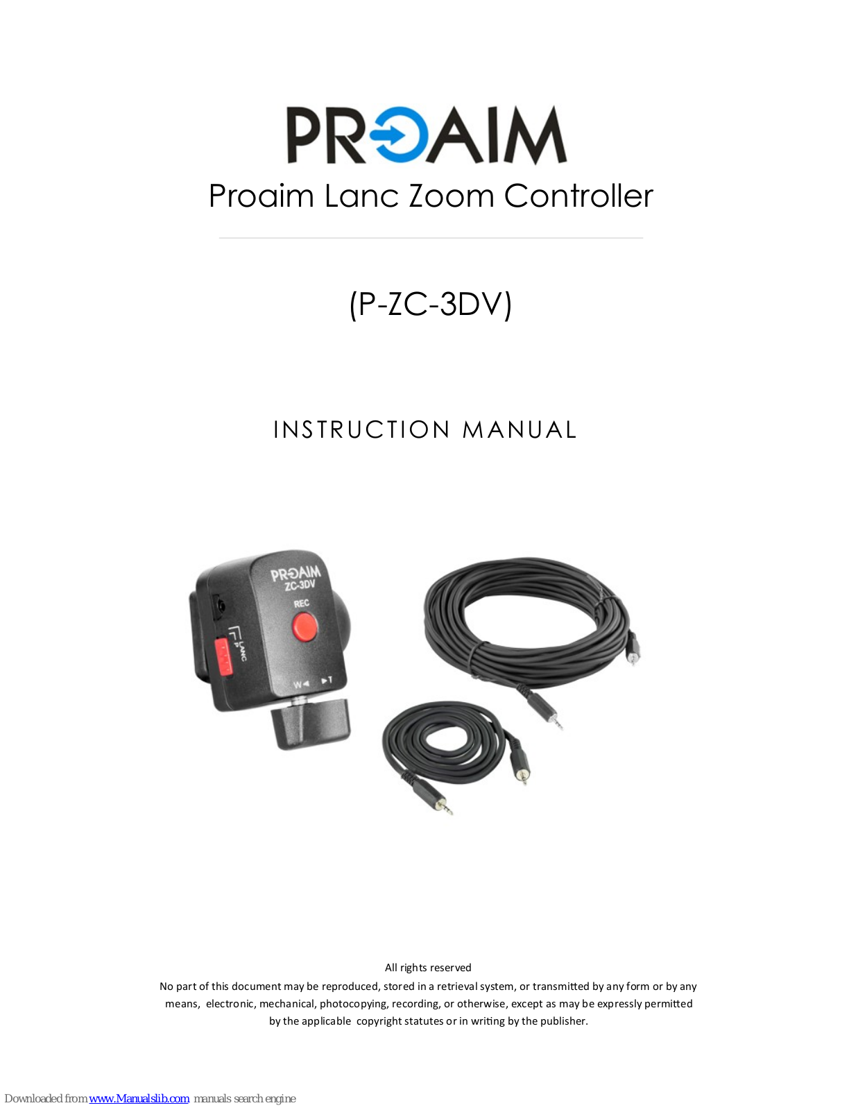 PROAIM P-ZC-3DV Instruction Manual