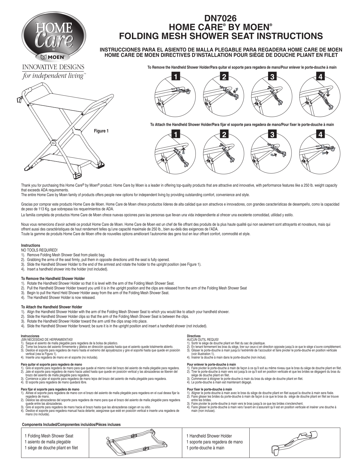 Moen DN7026 User Manual