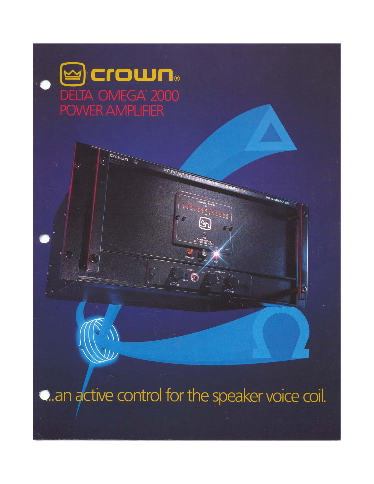 Crown Audio 2000 User Manual