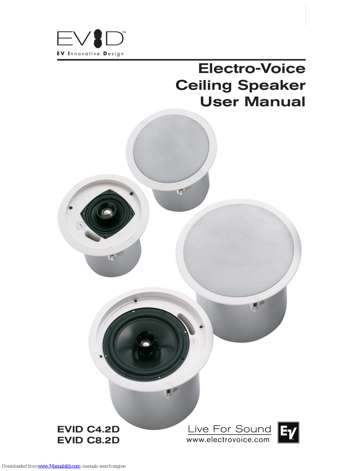 Electro-Voice EVID C4.2D, EVID C8.2D User Manual