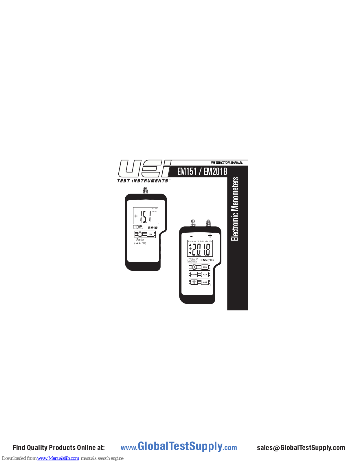 UEi EM151, EM201B Instruction Manual