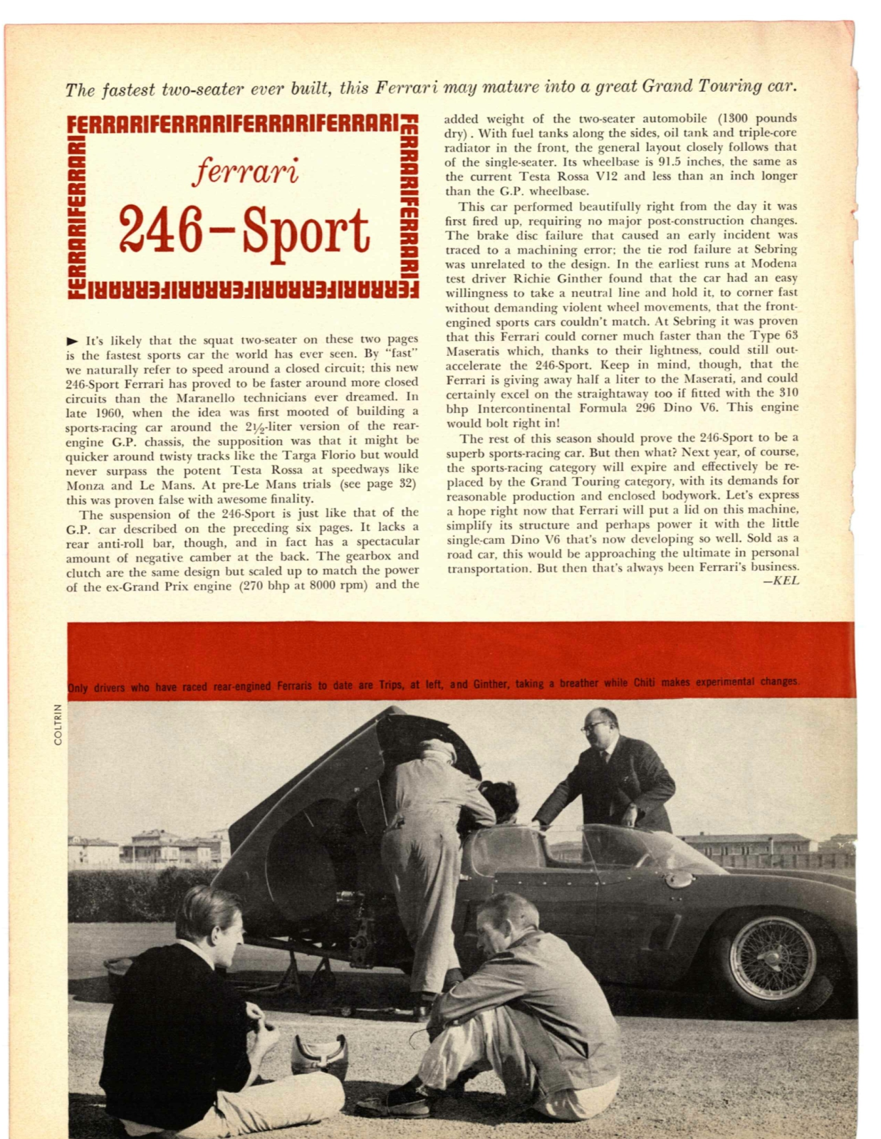 Ferrari 246 1968 User Manual