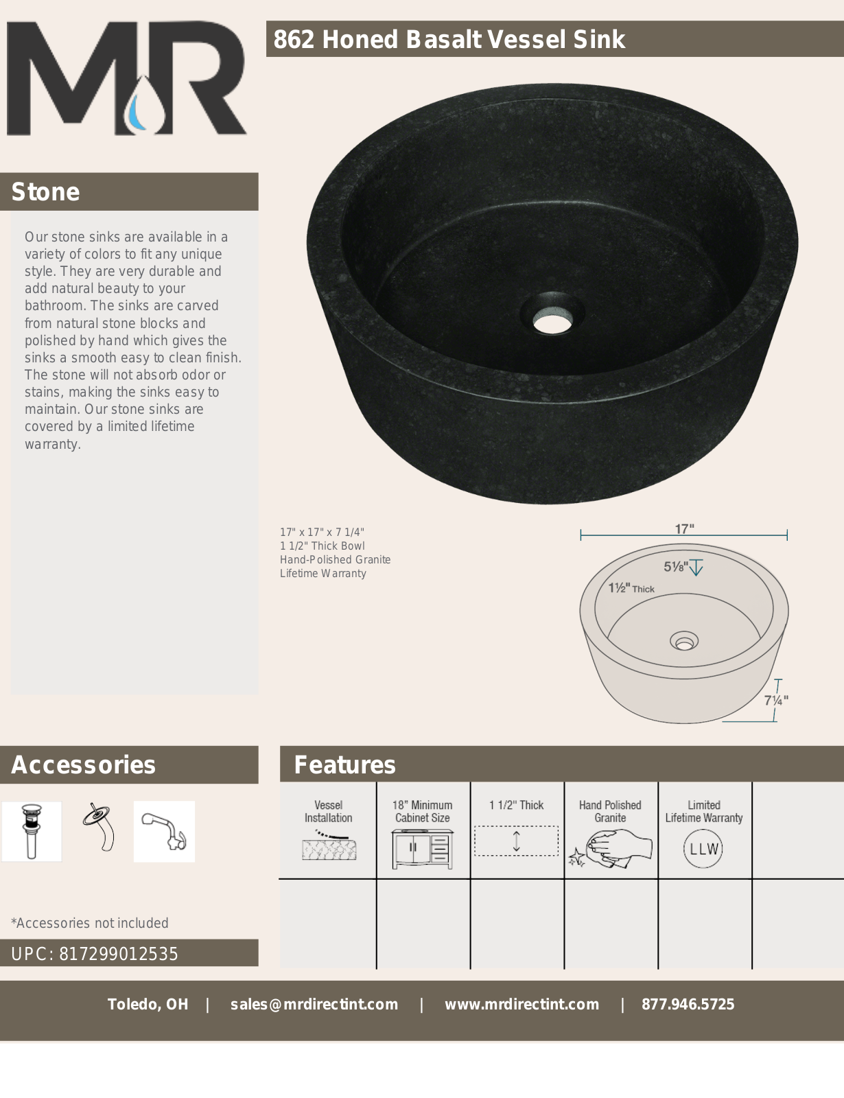 MR Direct MRDR1602 Specifications - ManualMachine.com
