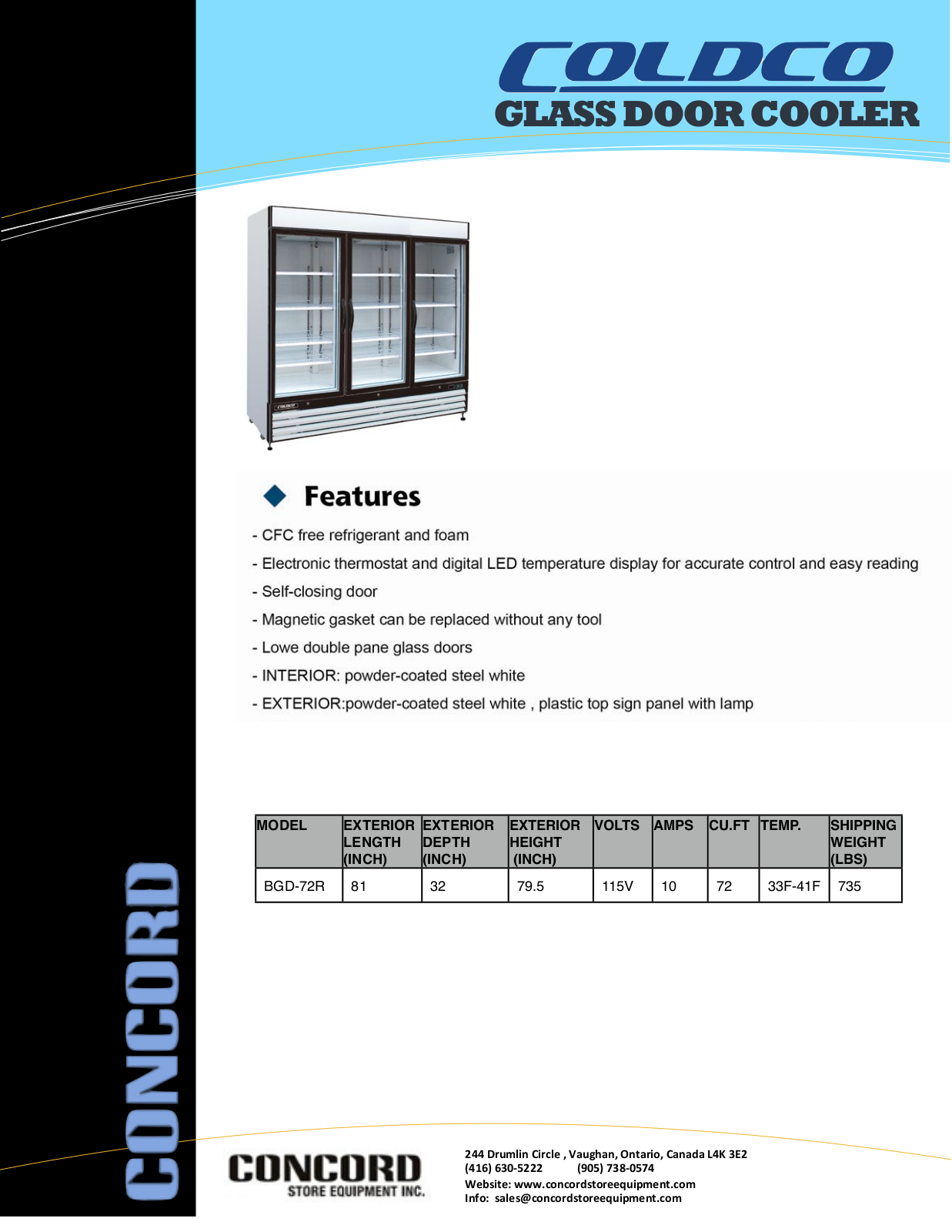 Universal Nolin BGD-72R User Manual