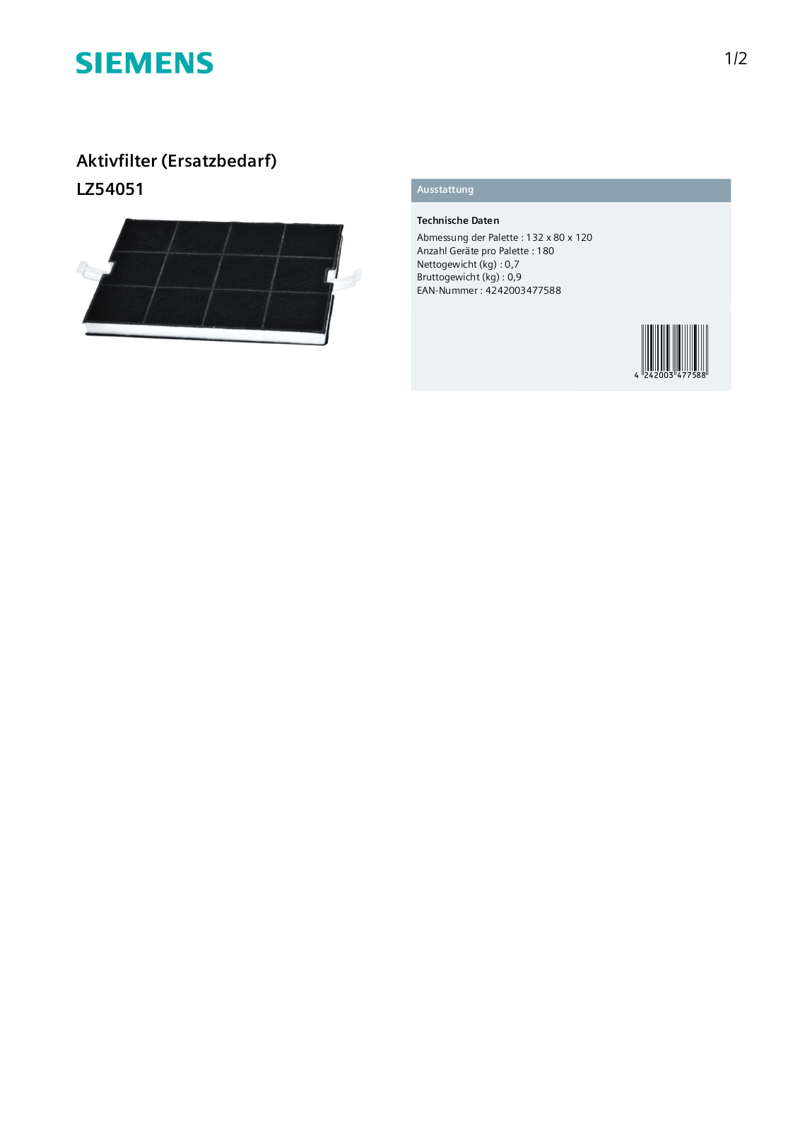 Siemens LZ54051 User Manual