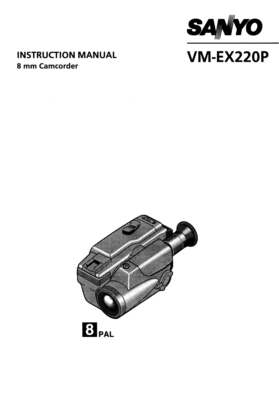 SANYO VM-EX220P User Manual