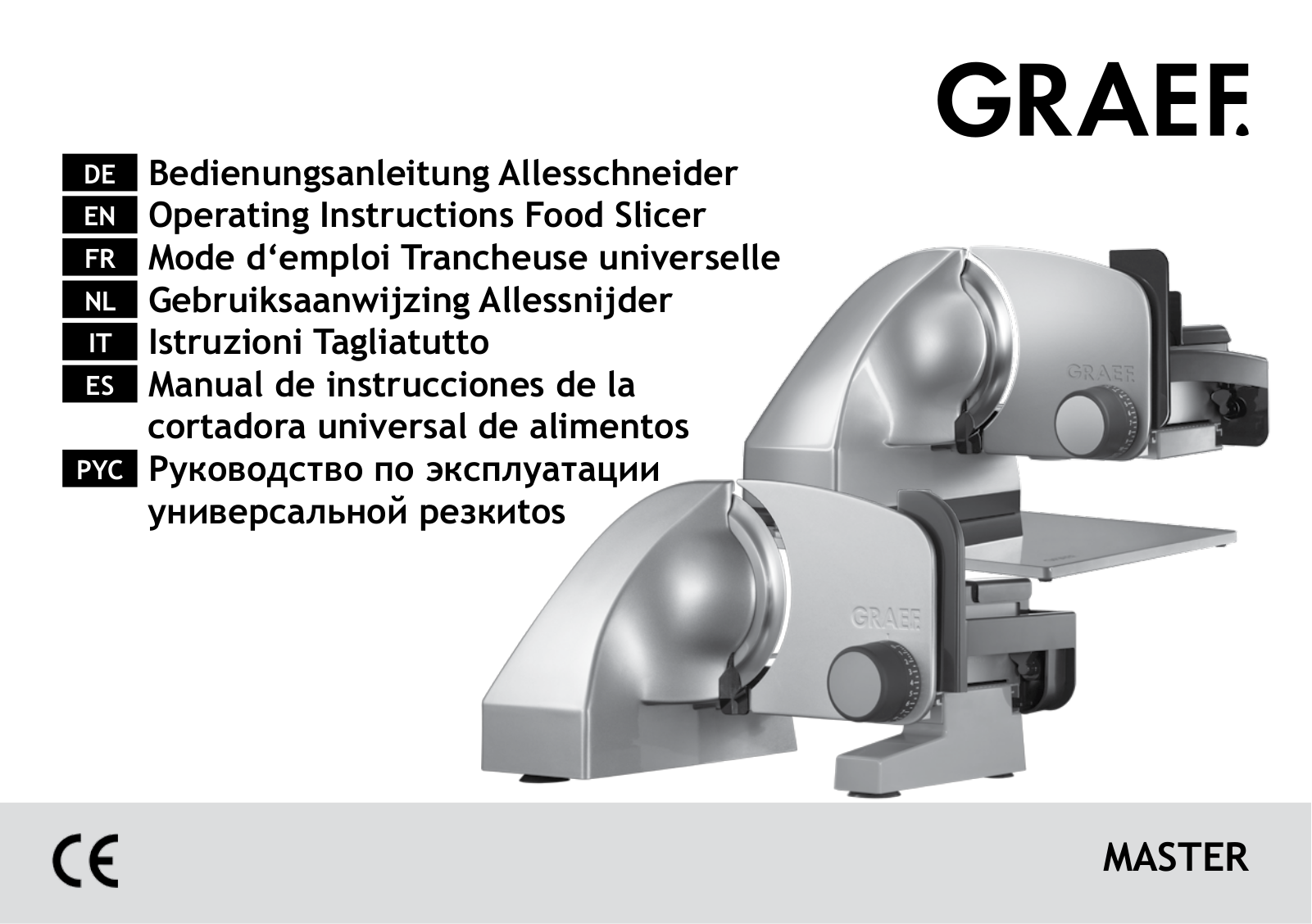 Graef M 23 operation manual