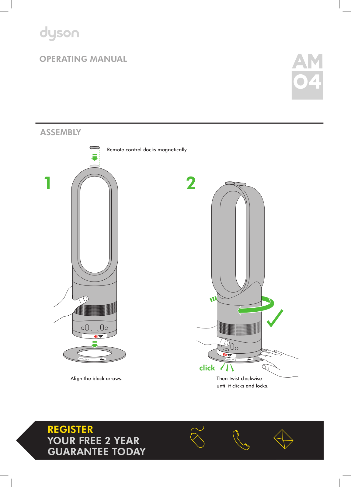 Dyson AM04 User Manual