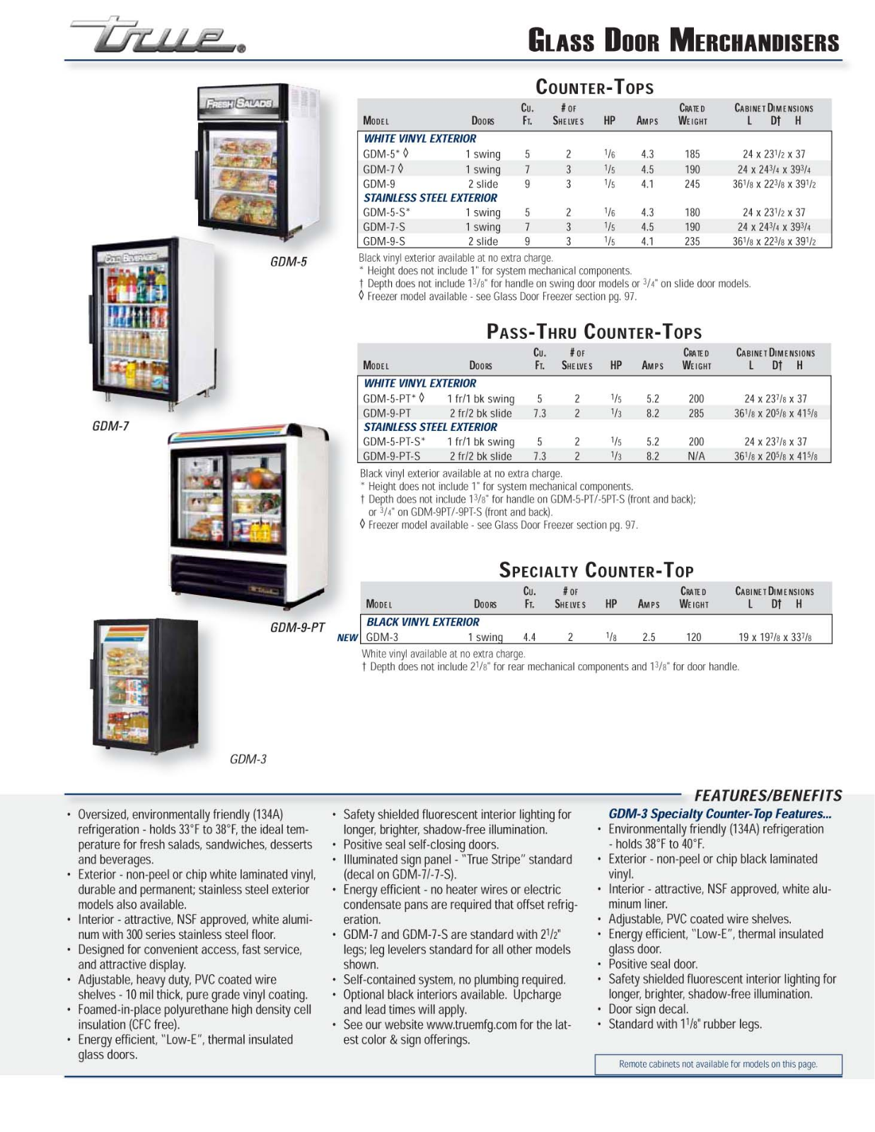 True GDM-3 User Manual