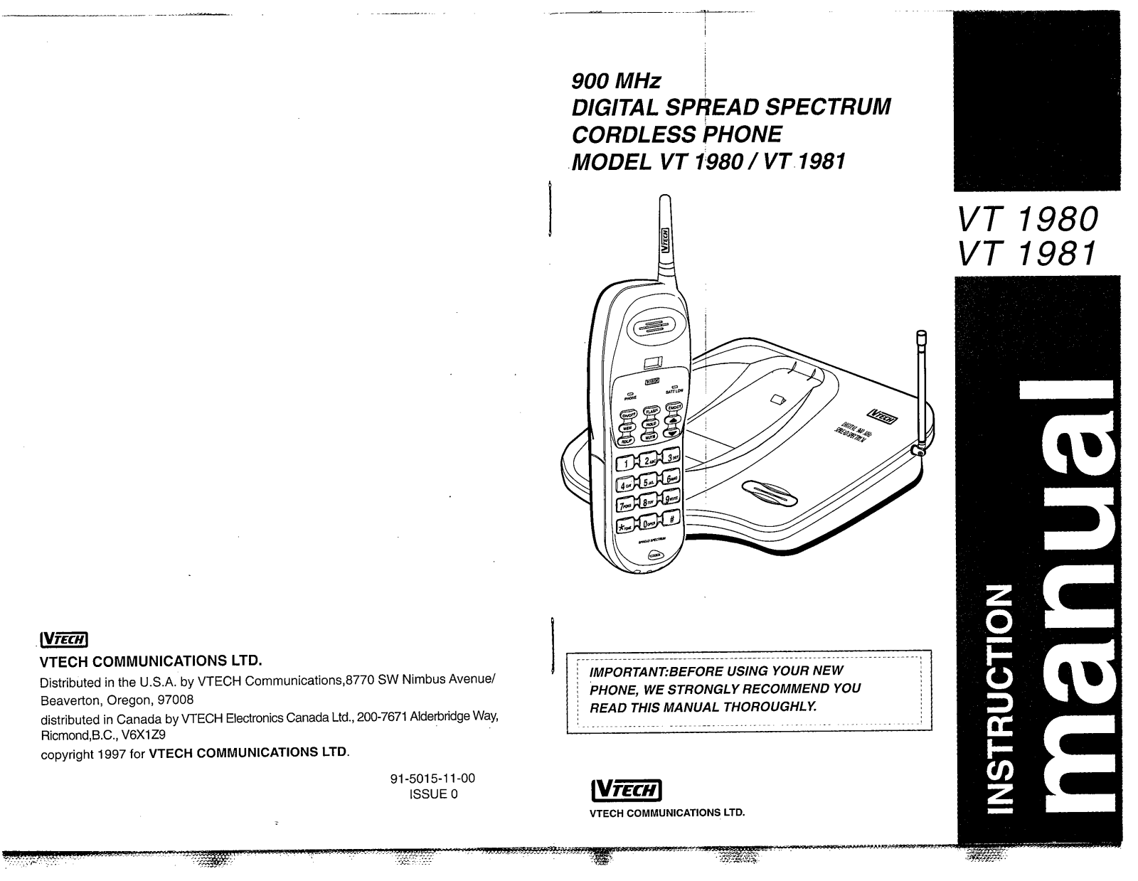 VTech VT 1981, VT 1980 User Manual - ManualMachine.com