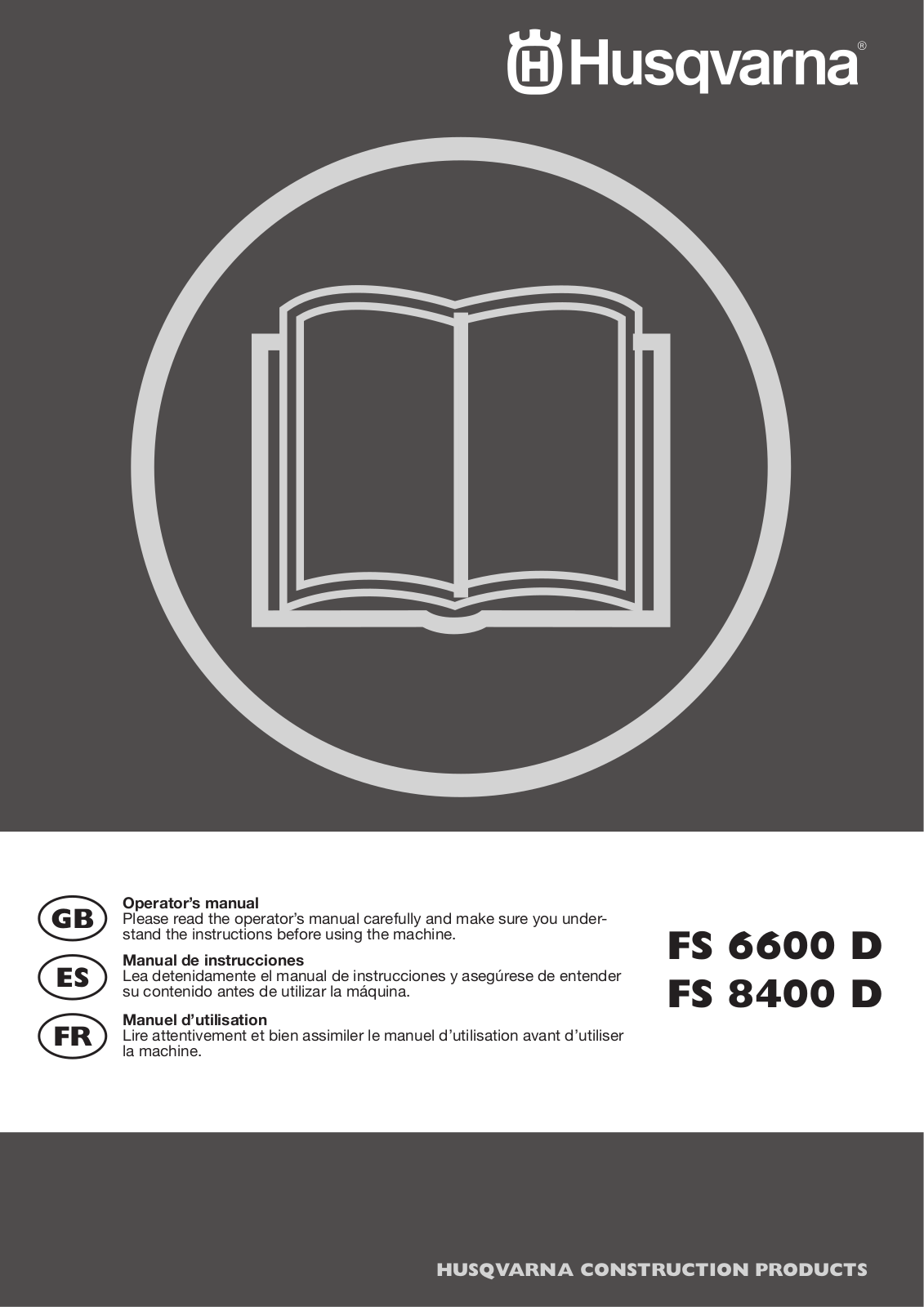 Husqvarna FS 6600 D User Manual