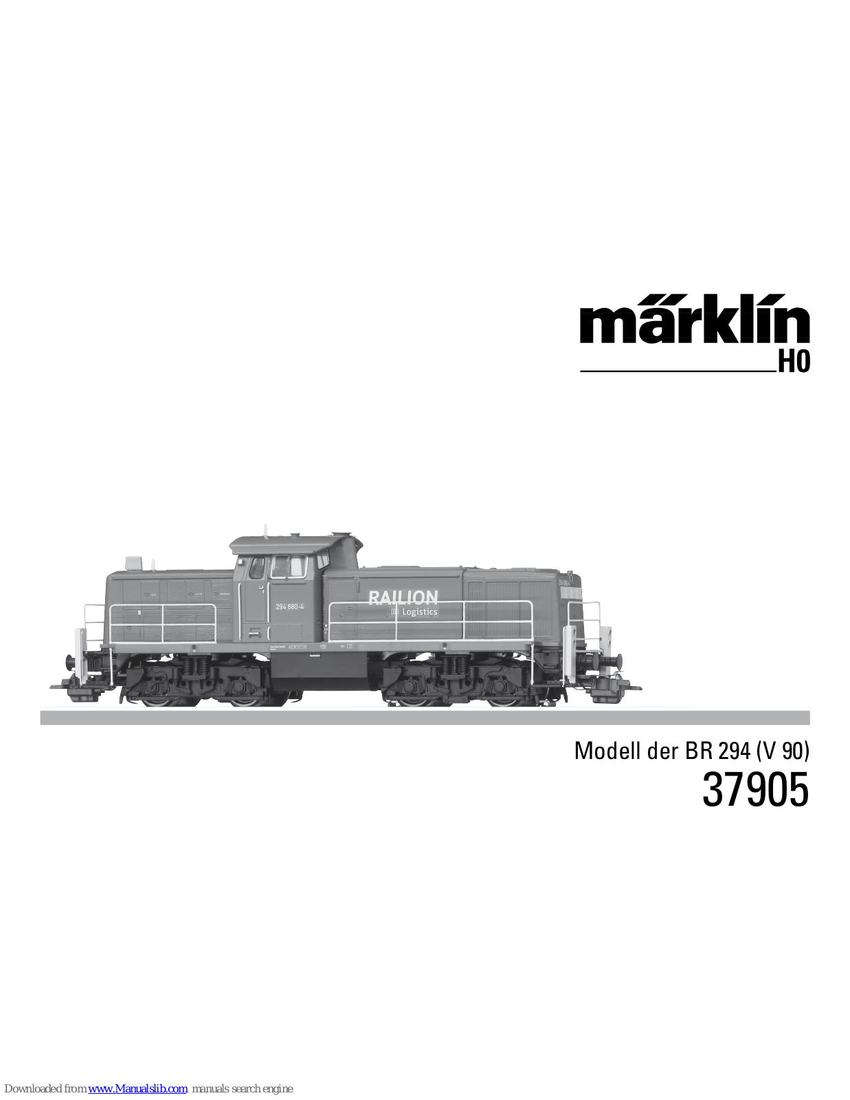 marklin 37905, 37907 Instruction Manual - ManualMachine.com